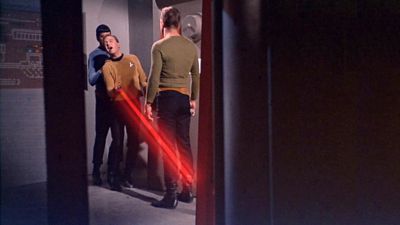 Illustration for article titled I Am Captain Kirk! Star Trek Recap, S01E05: The Enemy Within